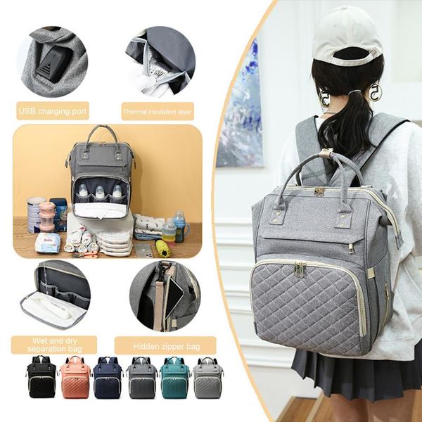 fashion mummy maternity nappy bag large capacity travel backpack nursing for baby care women's storage bags
fashion mummy maternity nappy bag large capacity travel backpack nursing for baby care women's storage bags