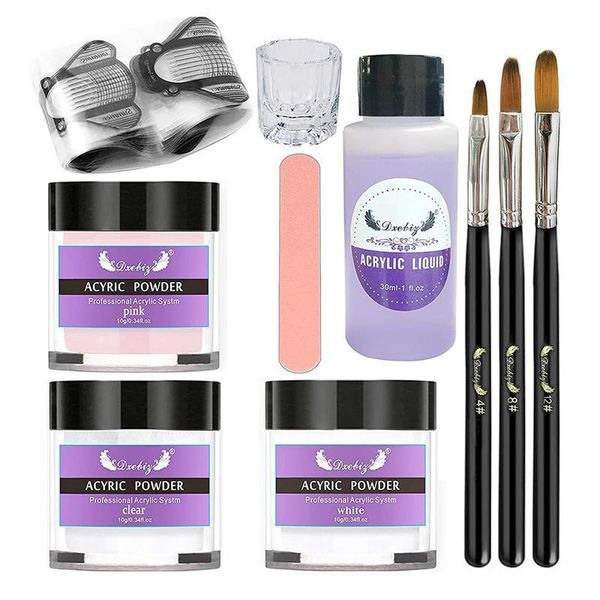 nail art kits acrylic kit diy powder liquid set brush file 3colours for beginners manicure
nail art kits acrylic kit diy powder liquid set brush file 3colours for beginners manicure