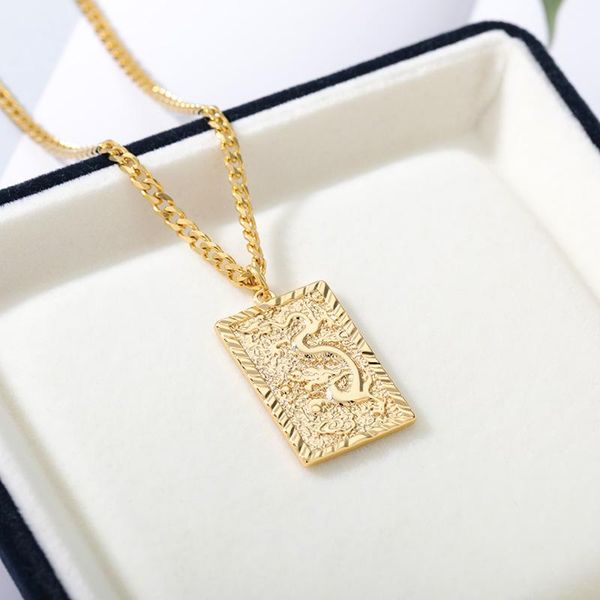 pendant necklaces fashion trend chain on the neck dragon neckalces for women men jewelry chinese"fu" blessing wealth auspiciousnes, Silver
pendant necklaces fashion trend chain on the neck dragon neckalces for women men jewelry chinese"fu" blessing wealth auspiciousnes, Silver