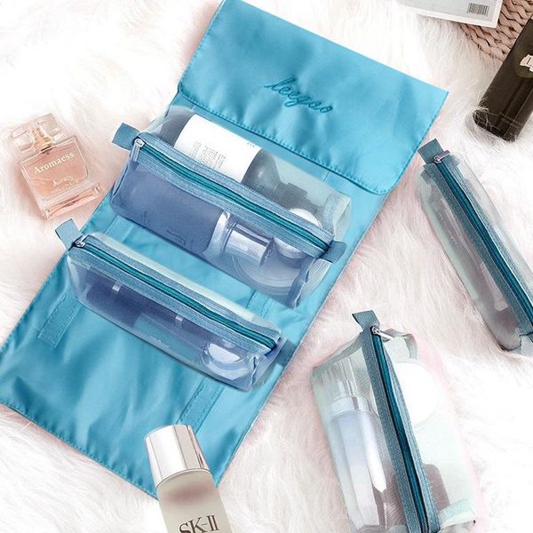 detachable folding make-up bags for women portable large capacity storage hanging bag korean travel mesh wash cosmetic & cases
detachable folding make-up bags for women portable large capacity storage hanging bag korean travel mesh wash cosmetic & cases