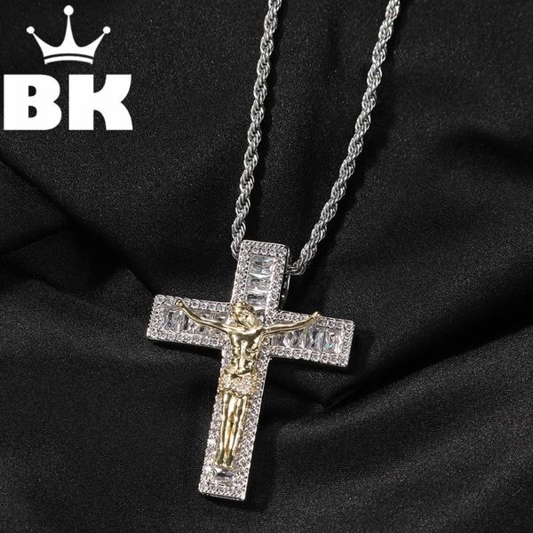 pendant necklaces the bling king cross jeaus necklace color hiphop full iced out cubic zirconia cz stone, Silver
pendant necklaces the bling king cross jeaus necklace color hiphop full iced out cubic zirconia cz stone, Silver