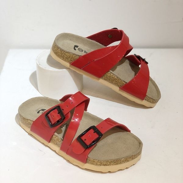 cuhk cork slippers spring summer boys' leisure sandals british style children's shoes, Black;red
cuhk cork slippers spring summer boys' leisure sandals british style children's shoes, Black;red