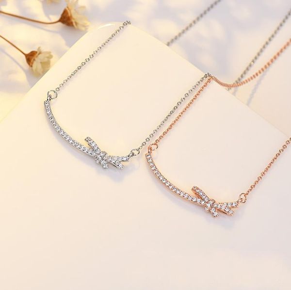 chains 925 sterling silver exquisite necklace temperament charm simple bow clavicle choker necklaces for women gift 2y1463
chains 925 sterling silver exquisite necklace temperament charm simple bow clavicle choker necklaces for women gift 2y1463