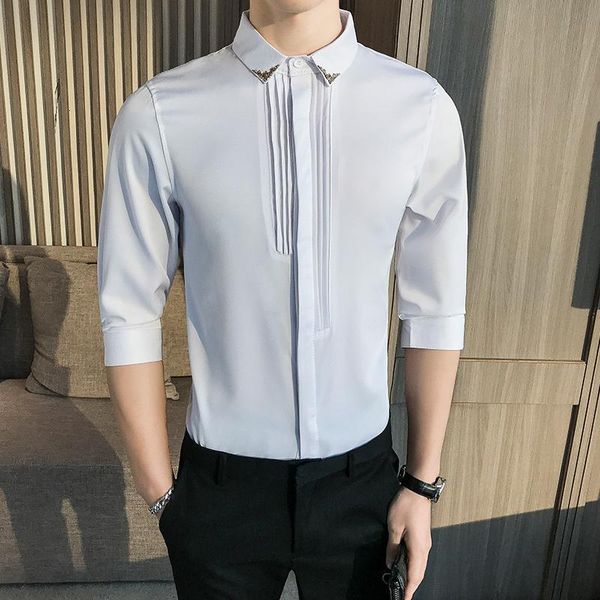 men's dress shirts men tuxedo wedding 3/4 sleeve 5xl 4xl plus streetwear design gentleman shirt white red black big size xxxxxl 9gpm, White;black
men's dress shirts men tuxedo wedding 3/4 sleeve 5xl 4xl plus streetwear design gentleman shirt white red black big size xxxxxl 9gpm, White;black
