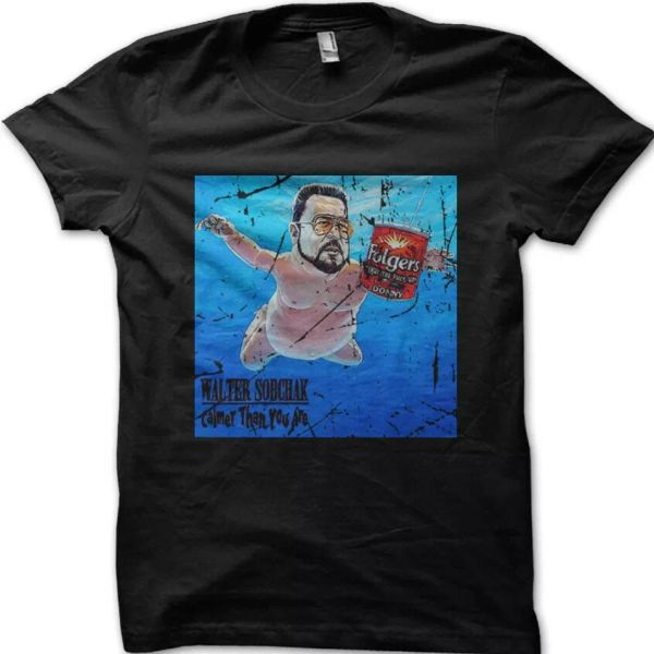 Nirvana inspired The BIg Lebowski Dude Walter Sobchack Waltvana t-shirt 9010, White;black
Nirvana inspired The BIg Lebowski Dude Walter Sobchack Waltvana t-shirt 9010, White;black