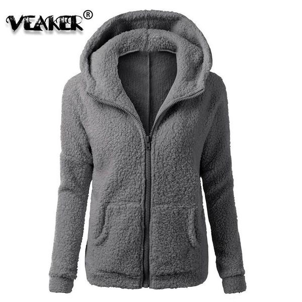 women's jackets 2021 women hooded fleece coat outwear long sleeve coats jacket winter parka plus size 5xl, Black;brown
women's jackets 2021 women hooded fleece coat outwear long sleeve coats jacket winter parka plus size 5xl, Black;brown