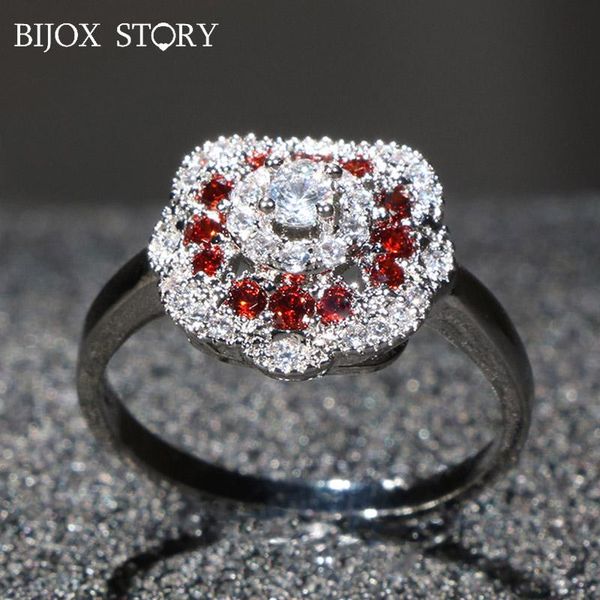 cluster rings bijox story fashion 925 silver ring jewelry with flower shape ruby gemstone for women wedding promise party gifts size 6-10, Golden;silver
cluster rings bijox story fashion 925 silver ring jewelry with flower shape ruby gemstone for women wedding promise party gifts size 6-10, Golden;silver