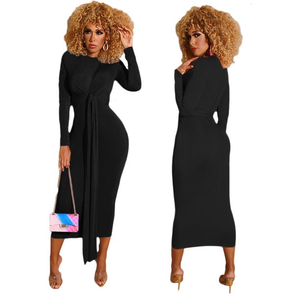 women solid elegant party with lace up design long sleeves crew neck sheath casual es mid calf arrived autum winter, Black;gray
women solid elegant party with lace up design long sleeves crew neck sheath casual es mid calf arrived autum winter, Black;gray