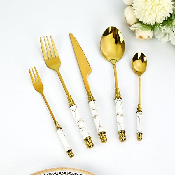 flatware sets green gold tableware set ceramic handle cutlery fork spoon knife stainless steel dishwasher safe dinnerware kitchen
flatware sets green gold tableware set ceramic handle cutlery fork spoon knife stainless steel dishwasher safe dinnerware kitchen