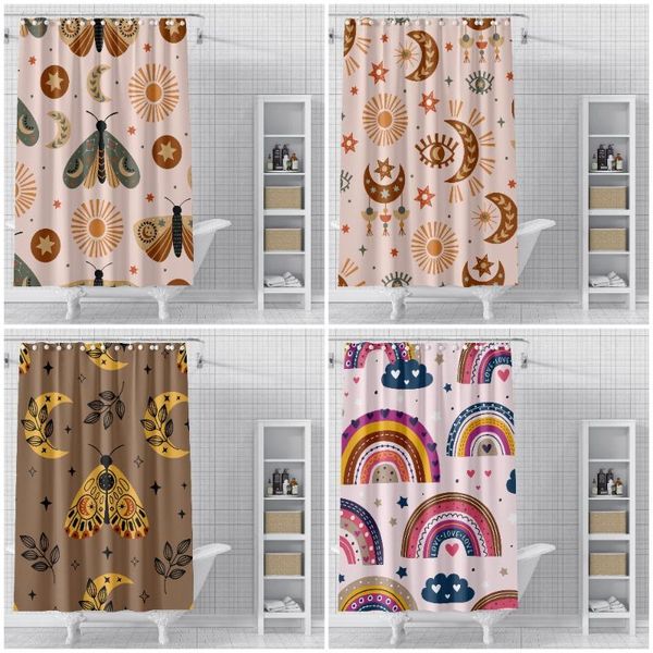 shower curtains moon and sun pattern curtain waterproof moth snake printed bath for bathroom with hooks home decor
shower curtains moon and sun pattern curtain waterproof moth snake printed bath for bathroom with hooks home decor