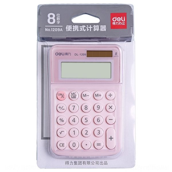 DVA deli 1209a candy color solar computer calculators candy computer dual power 8-bit display fashion office portable calculator
DVA deli 1209a candy color solar computer calculators candy computer dual power 8-bit display fashion office portable calculator