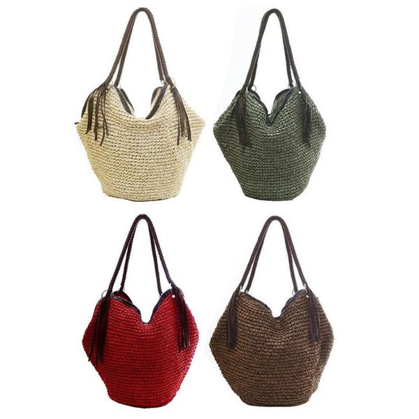 duffel bags bohemian fringed woven bag shoulder fashionable casual large capacity beach vacation bucket for ladies arrival protable
duffel bags bohemian fringed woven bag shoulder fashionable casual large capacity beach vacation bucket for ladies arrival protable