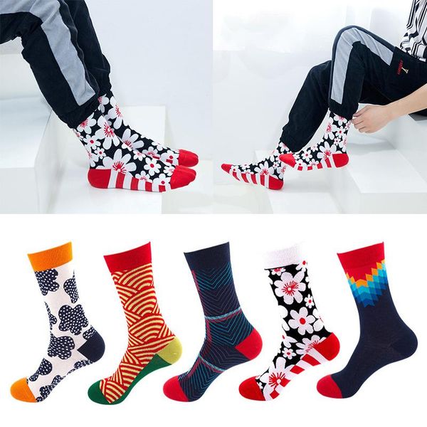 men's socks men and women funny crew sports fashionable high-hip-hop wild flowers plaid personality trend good quality harajuku, Black
men's socks men and women funny crew sports fashionable high-hip-hop wild flowers plaid personality trend good quality harajuku, Black