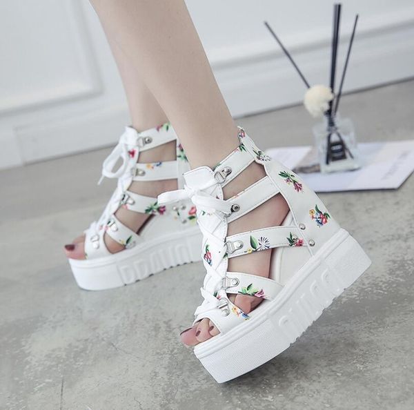 sandals stan shark spring summer floral cross straps ultra high heel women sandals with fish mouth shoes roman wedge xasu, Black
sandals stan shark spring summer floral cross straps ultra high heel women sandals with fish mouth shoes roman wedge xasu, Black