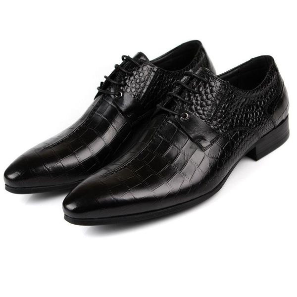 dress shoes business genuine leather men black brown italian fashion pointed toe party wedding male footwear high quality
dress shoes business genuine leather men black brown italian fashion pointed toe party wedding male footwear high quality