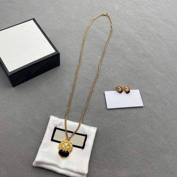 stainless steel lion head necklace fashion luxury pendants necklaces designer bracelet earring set charm jewelry, Silver
stainless steel lion head necklace fashion luxury pendants necklaces designer bracelet earring set charm jewelry, Silver