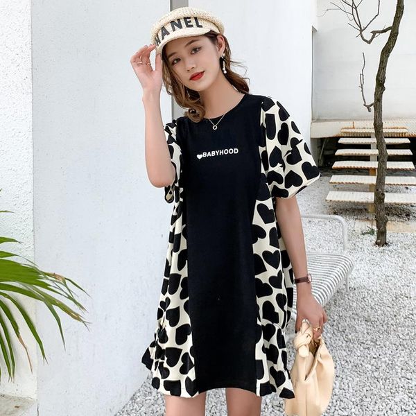 maternity dresses 54753# dress summer cotton short sleeves loose t-shirt pregnant women mom, White
maternity dresses 54753# dress summer cotton short sleeves loose t-shirt pregnant women mom, White
