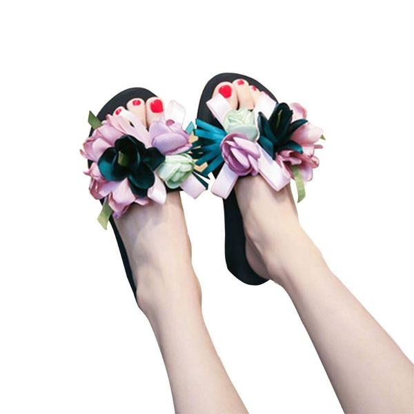 slippers 066f summer women shoes fashion leisure sandals tourism big flowers outer wear thick-soled beach, Black
slippers 066f summer women shoes fashion leisure sandals tourism big flowers outer wear thick-soled beach, Black