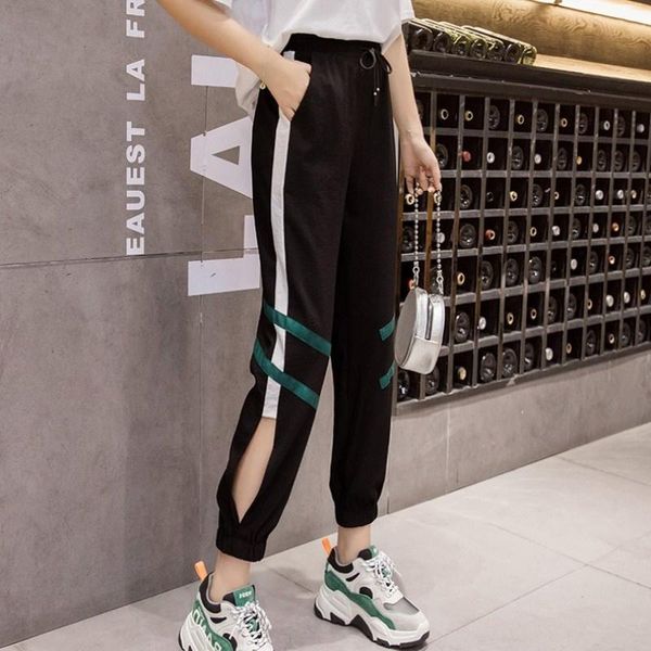 women's pants & capris women sweatpants summer high waist loose ankle-length harem street hollow out striped casual jogger female black, Black;white
women's pants & capris women sweatpants summer high waist loose ankle-length harem street hollow out striped casual jogger female black, Black;white