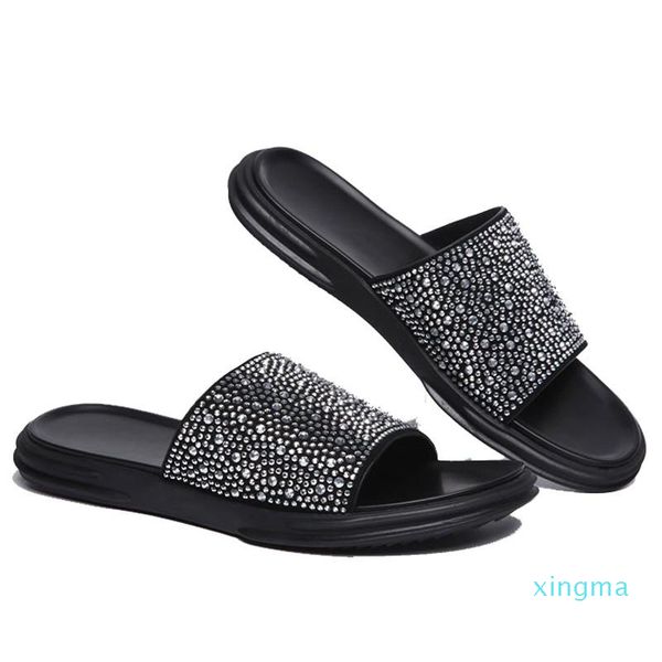 sandals luxury 2021 summer genuine leather outdoor beach fashion rivet runway slippers men shoes, Black
sandals luxury 2021 summer genuine leather outdoor beach fashion rivet runway slippers men shoes, Black