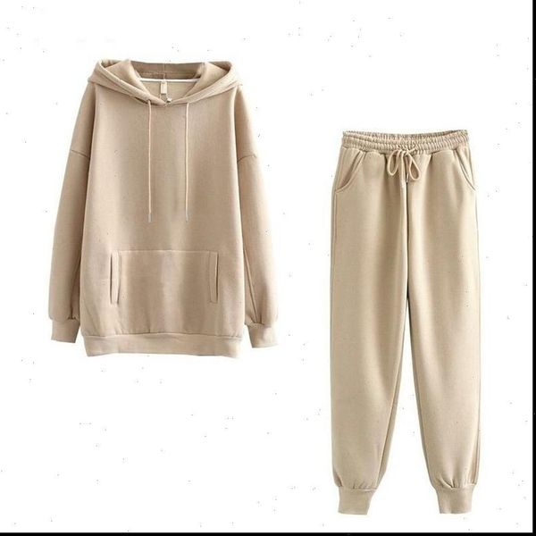 jogging 2 pieces set womens tracksuits hoodie autumn oversized sweatshirt long sleeve fleece pants tracksuit suit outfits, Gray
jogging 2 pieces set womens tracksuits hoodie autumn oversized sweatshirt long sleeve fleece pants tracksuit suit outfits, Gray