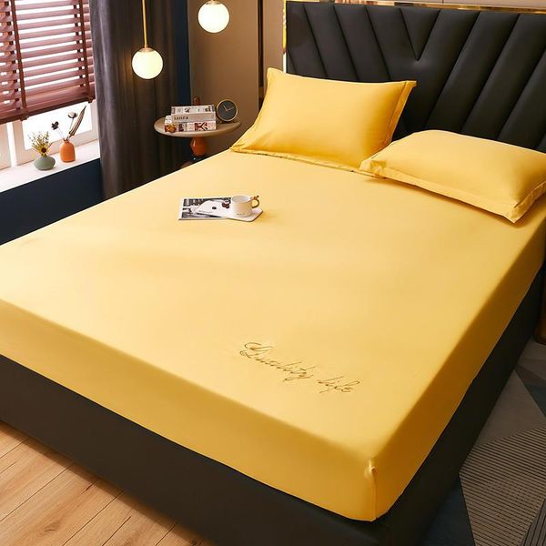 sheets & sets european style light luxury embroidered washed silk high-stretch elastic band bed sheet, smooth, anti-wrinkle fitted sheet
sheets & sets european style light luxury embroidered washed silk high-stretch elastic band bed sheet, smooth, anti-wrinkle fitted sheet