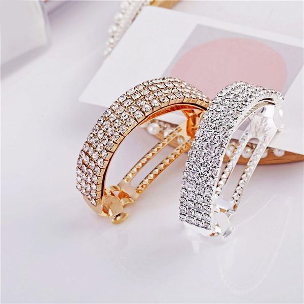 other misananryne fashion alloy barrettes shiny crystal strong spring hair clip for women tail holder accessories, Golden;white
other misananryne fashion alloy barrettes shiny crystal strong spring hair clip for women tail holder accessories, Golden;white
