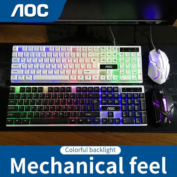 keyboard mouse combos wired usb luminous key set mechanical hand feeling game home office computer peripherals
keyboard mouse combos wired usb luminous key set mechanical hand feeling game home office computer peripherals
