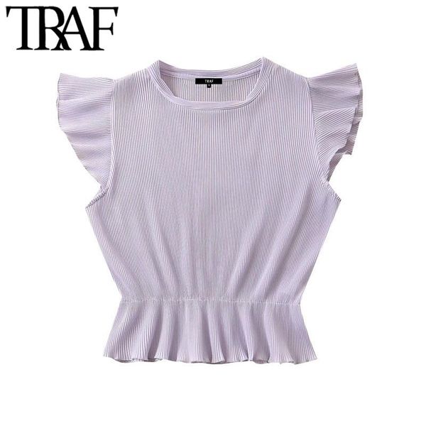 women sweet fashion ruffled pleated blouses vintage o neck sleeveless female shirts blusas chic women's &, White
women sweet fashion ruffled pleated blouses vintage o neck sleeveless female shirts blusas chic women's &, White