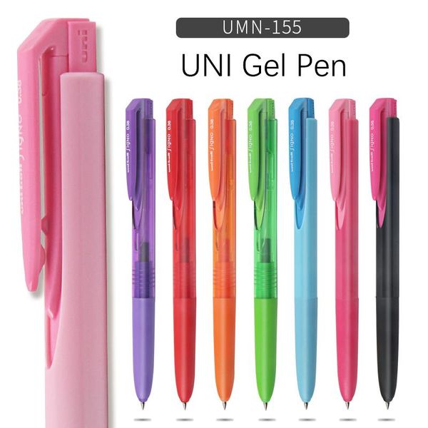 

gel pens uni japan pen uni-ball 0.38/0.5mm 10 colors signo rt1 umn-155 signing writing school&office supplies