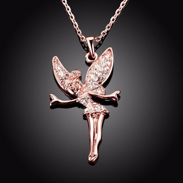 pendant necklaces 3 colors fairy angel fashion jewelry wedding women lady gold color necklace nickel crystal swa elements kn010, Silver
pendant necklaces 3 colors fairy angel fashion jewelry wedding women lady gold color necklace nickel crystal swa elements kn010, Silver
