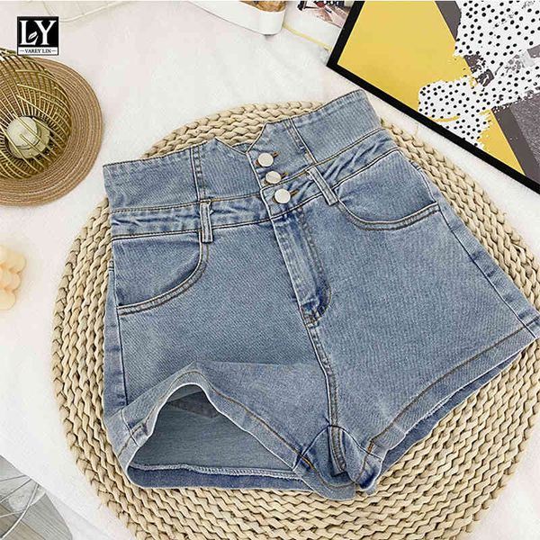 shorts summer women casual a line blue wide leg pants denim fashion button high waist pockets shorts, White;black
shorts summer women casual a line blue wide leg pants denim fashion button high waist pockets shorts, White;black