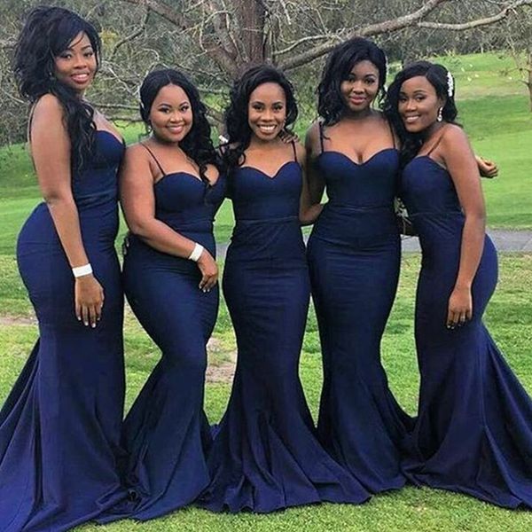 elegant spaghetti straps mermaid bridesmaid dresses sweetheart maid of honor dress dark blue satin wedding guests party wear plus size, White;pink
elegant spaghetti straps mermaid bridesmaid dresses sweetheart maid of honor dress dark blue satin wedding guests party wear plus size, White;pink