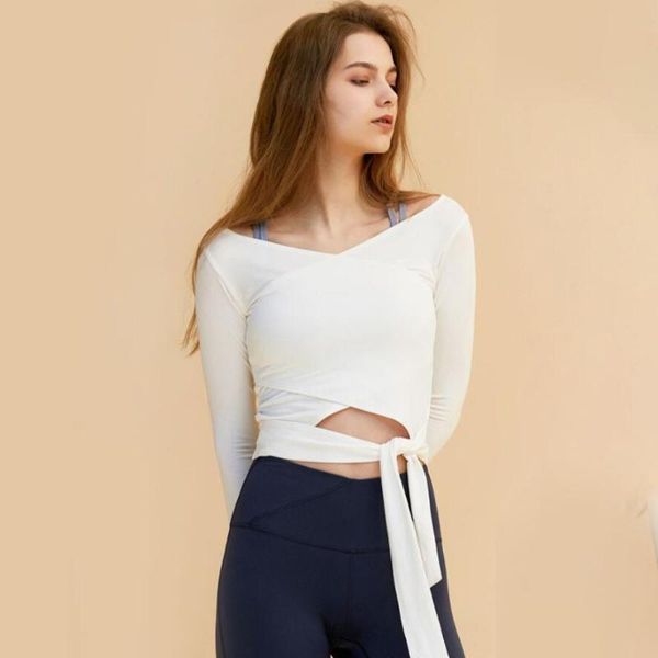 yoga outfits shirts women long sleeves sports workout running sportwear crop fitness gym t-shirts, White;red
yoga outfits shirts women long sleeves sports workout running sportwear crop fitness gym t-shirts, White;red