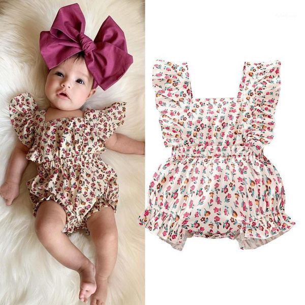 clothing sets born casual style romper girl toddler floral pattern sleeve square collar ruffle playsuit1, White
clothing sets born casual style romper girl toddler floral pattern sleeve square collar ruffle playsuit1, White