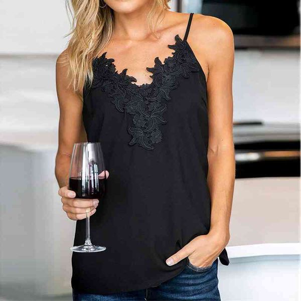 spaghetti strap summer women lace v-neck tank korean streetwear cropped seeveless feminino pullover vest, White
spaghetti strap summer women lace v-neck tank korean streetwear cropped seeveless feminino pullover vest, White