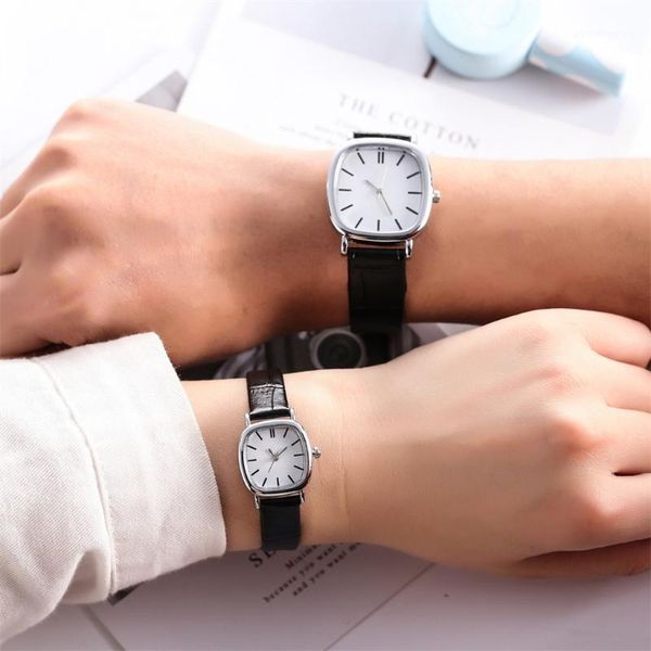 men women fashion watch leather strap line analog quartz ladies wrist watches wristwatches, Slivery;brown
men women fashion watch leather strap line analog quartz ladies wrist watches wristwatches, Slivery;brown