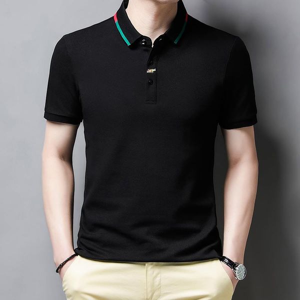 men's t-shirts summer short-sleeved shirt business casual white half-sleeved t-shirt baseball uniform loose and comfortable, White;black
men's t-shirts summer short-sleeved shirt business casual white half-sleeved t-shirt baseball uniform loose and comfortable, White;black