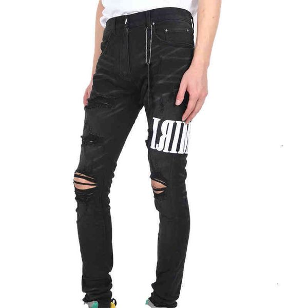 men's autumn and 649 winter jeans with holes, Blue
men's autumn and 649 winter jeans with holes, Blue