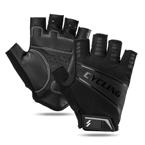 cycling gloves half finger outdoor sports bike bicycle motorcycle riding biking shockproof non-slip working, Black
cycling gloves half finger outdoor sports bike bicycle motorcycle riding biking shockproof non-slip working, Black