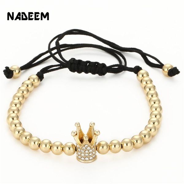 charm bracelets fashion men's gold color imperial micro pave crystal crown bracelet anil arjandas braiding weave bead macrame, Golden;silver
charm bracelets fashion men's gold color imperial micro pave crystal crown bracelet anil arjandas braiding weave bead macrame, Golden;silver