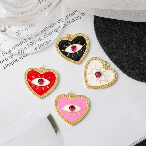 charms juya micro pave zircon handmade colorful resin accessories enamel greek evil eye for diy turkish pendant jewelry making, Bronze;silver
charms juya micro pave zircon handmade colorful resin accessories enamel greek evil eye for diy turkish pendant jewelry making, Bronze;silver
