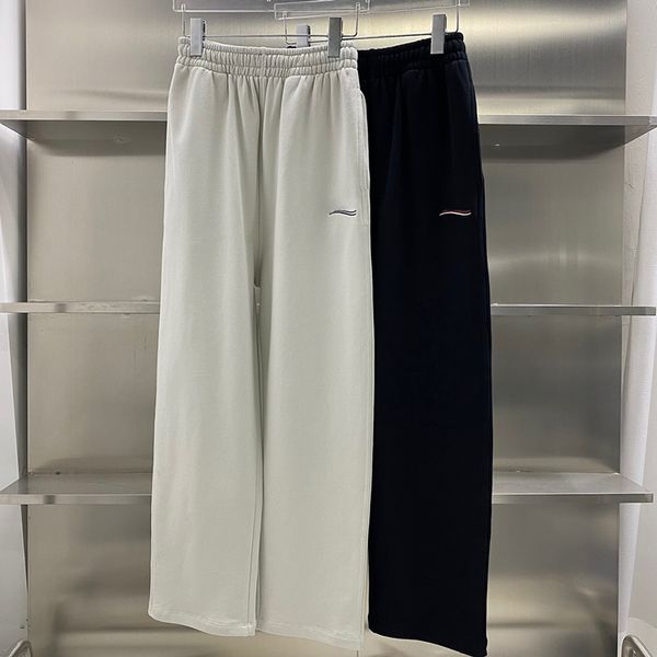 21fw classic wave letter embroidery wide leg pants for men women couples high-end sportpants fashion casual high street spring autumn sweatp, Black
21fw classic wave letter embroidery wide leg pants for men women couples high-end sportpants fashion casual high street spring autumn sweatp, Black
