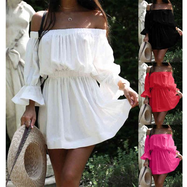 casual dresses women summer elastic high waistband petal sleeve one-shoulder dress strapless shoulder plus size clothing n1mx, Black;gray
casual dresses women summer elastic high waistband petal sleeve one-shoulder dress strapless shoulder plus size clothing n1mx, Black;gray