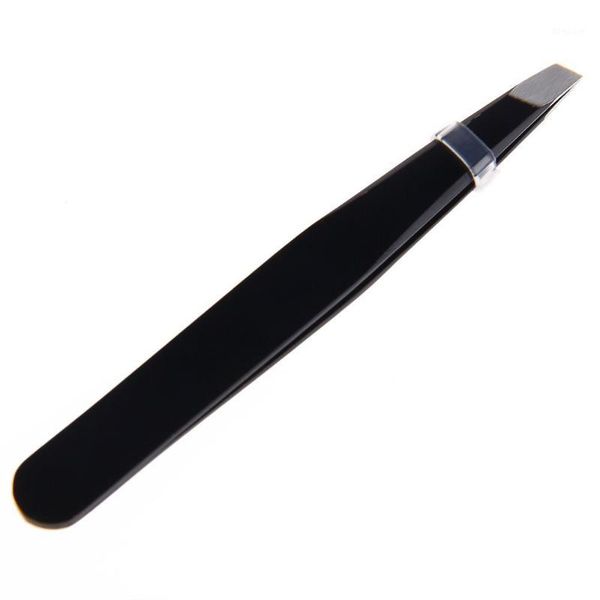 eyebrow tools & stencils wholesale- 2021 fashion 1 pcs professional stainless steel slant tip hair removal tweezer makeup tool black color f
eyebrow tools & stencils wholesale- 2021 fashion 1 pcs professional stainless steel slant tip hair removal tweezer makeup tool black color f