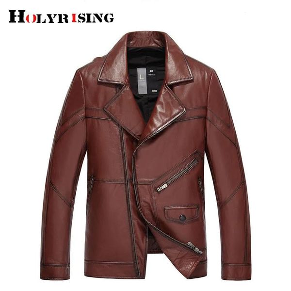men's leather & faux 2021 autumn men genuine jackets multi pockets motor biker coats sheepskin soft male slim jaqueta masculinas 19614, Black
men's leather & faux 2021 autumn men genuine jackets multi pockets motor biker coats sheepskin soft male slim jaqueta masculinas 19614, Black