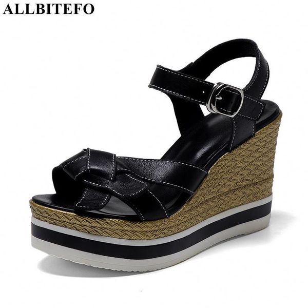 waterproof platform shoes wedges heel genuine leather women heels sandals summer fashion party girls dress, Black
waterproof platform shoes wedges heel genuine leather women heels sandals summer fashion party girls dress, Black