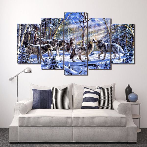 hd print 5 piece canvas art snow wolf painting wolves decoration pictures room wall pictures(no frame)
hd print 5 piece canvas art snow wolf painting wolves decoration pictures room wall pictures(no frame)