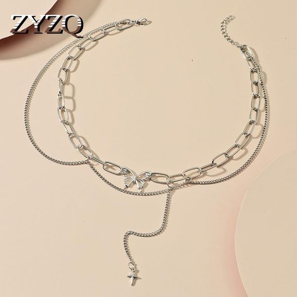 chains zyzq sweet tassel butterfly pendant necklace for women elegant hip hop clavicle chain wedding commemorate jewelry, Silver
chains zyzq sweet tassel butterfly pendant necklace for women elegant hip hop clavicle chain wedding commemorate jewelry, Silver