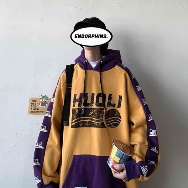 men's hoodies & sweatshirts autumn winter for men thickened plus velvet loose large size korean style trendy jacket tide brand color co, Black
men's hoodies & sweatshirts autumn winter for men thickened plus velvet loose large size korean style trendy jacket tide brand color co, Black